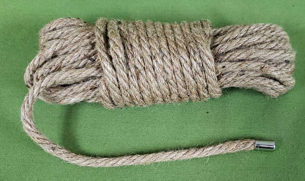 JUTE Bondage Rope - Pro Quality - 3/8" - 32 fee...